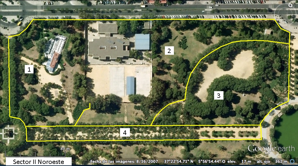 Plano del Sector II
      - Noroeste